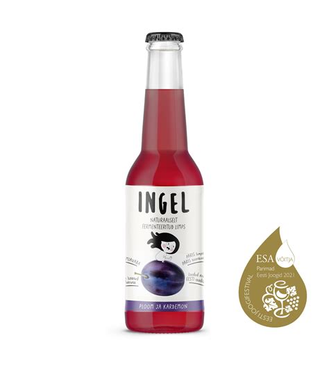 Ingel Naturally Fermented Plum-Cardamom Soda 275ml (12 bottles) – Ingel