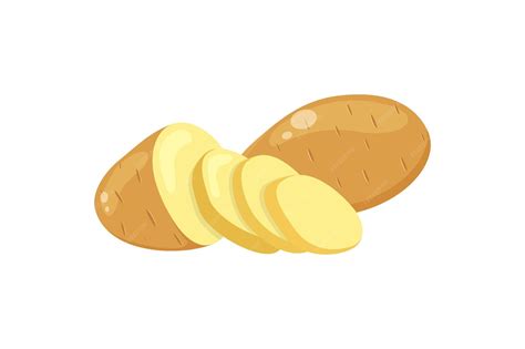 premium vector potato vector illustration design template