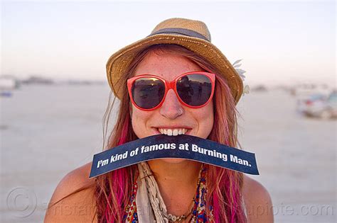 Burning Man - Woman Is Famous Burner