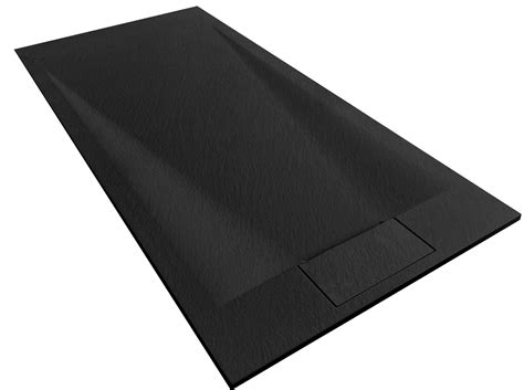 Душевой поддон Rea Bazalt Black 80x100 - Rea