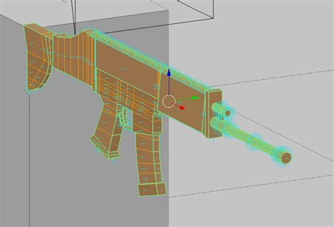 Blender game engine seeing through gun - Blender Stack Exchange