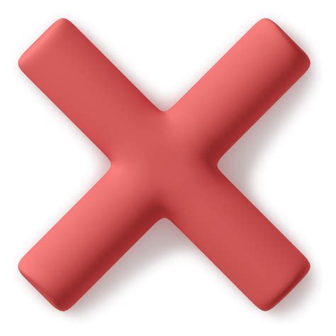 Red cancel icon Illustration in PNG, SVG