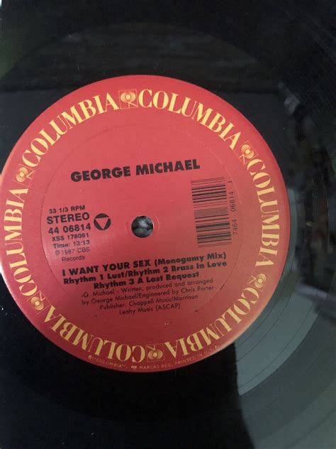 George Michael Lp 12” I Want Your Sex 1987 V. G | eBay