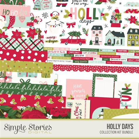 Holly Days Digital Collection Kit Bundle – Simple Stories