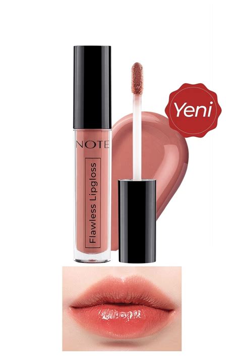 Note Cosmetics Flawless Lipgloss Nemlendirici Etkili Parlak Ruj 02 ...