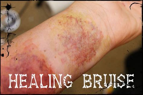 how to create a bruise with makeup