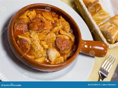 Spanish dish Callos stock photo. Image of pieces, meal - 251490414