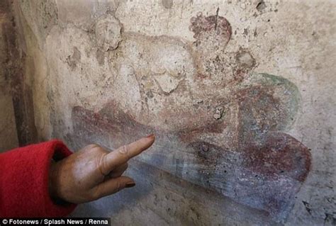 Pornographic Pompeii wall paintings reveal the raunchy services offered ...