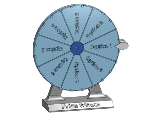 Spinning Prize Wheel by Atech | Download free STL model | Printables.com