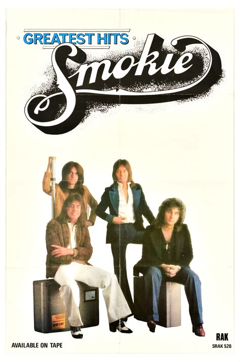 At Auction: Advertising Poster Smokie Greatest Hits Smokey Rock Band