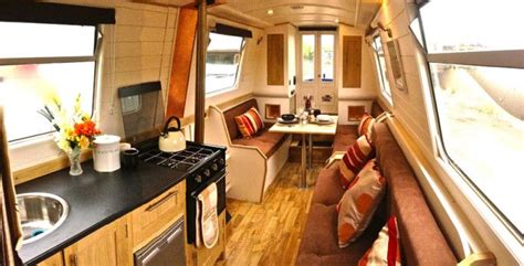 Inside an Apple Canal Boat | House boat, Canal boat interior, Canal boat