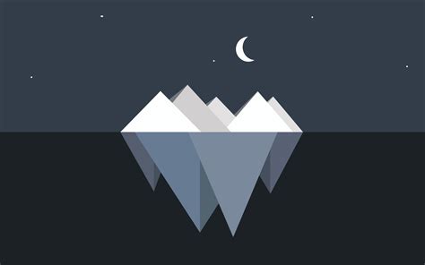 3840x2400 Iceberg Minimalist UHD 4K 3840x2400 Resolution Wallpaper, HD