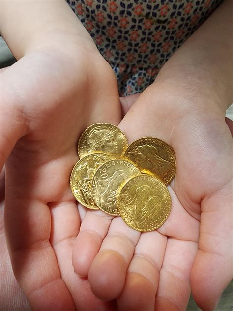 I traded a 1 ounce gold Kangaroo for two sovereigns and three 20 Fcs