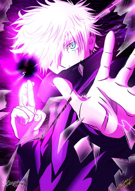 Ilustracion - Satoru Gojo by kingdomcustom on DeviantArt