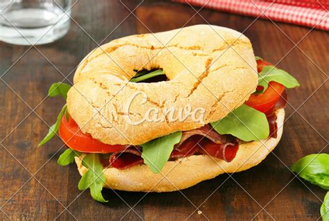 deli sandwich   canva