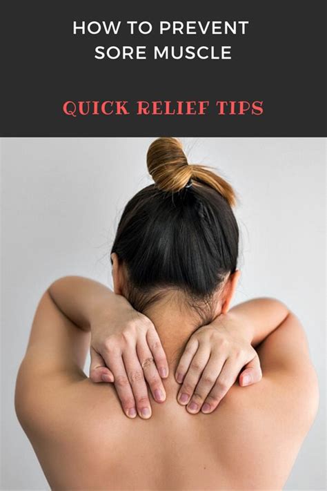 How to Prevent Sore Muscle: Quick Relief Tips | Prevent sore muscles ...