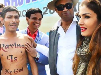PICS: When a fan of Raveena Tandon broke down after meeting her