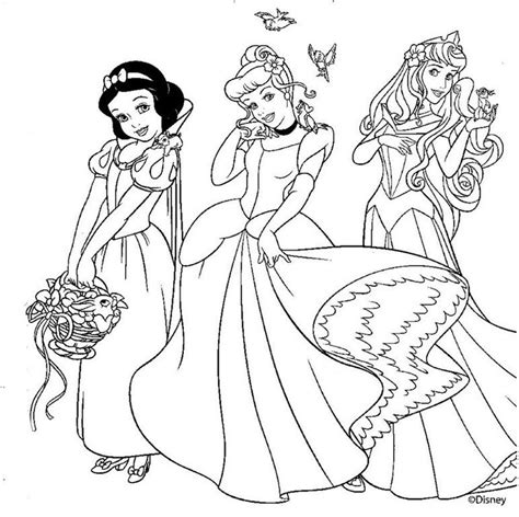 60 DESENHOS DE PRINCESAS PARA IMPRIMIR E COLORIR