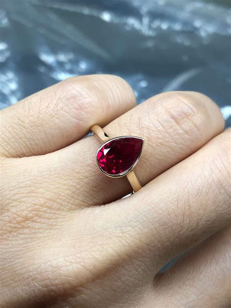 Lab ruby ring : r/SyntheticGemstones