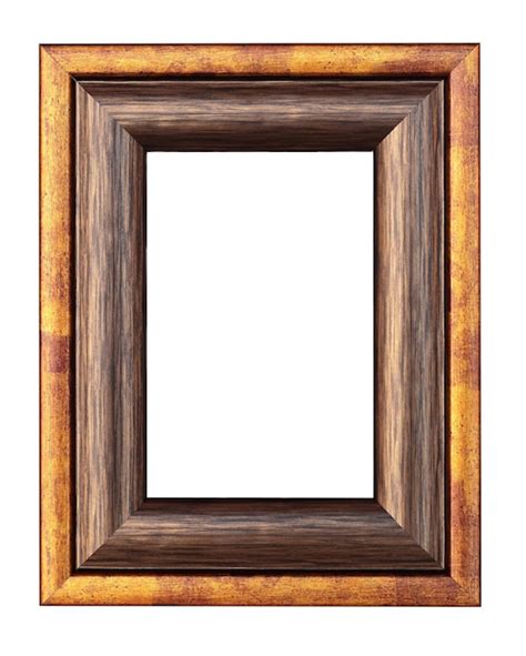 Premium Photo | Vintage classic frame for photos isolated
