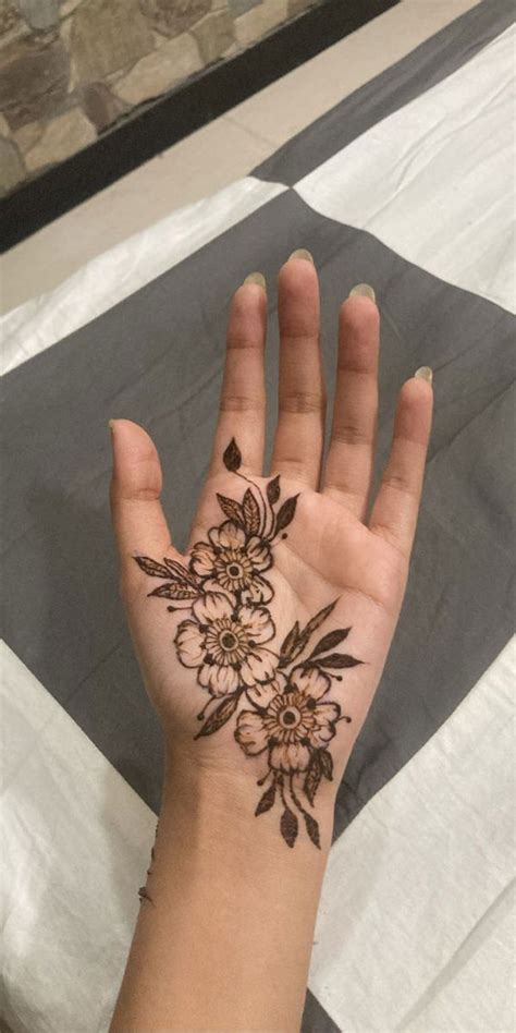 timeless pattern  artistry henna designs minimal large floral