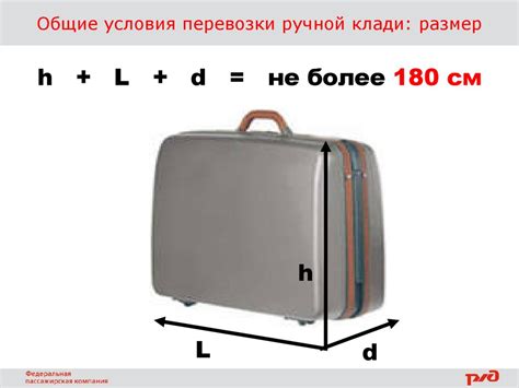 Правила перевозки ручной клади и багажа - презентация онлайн