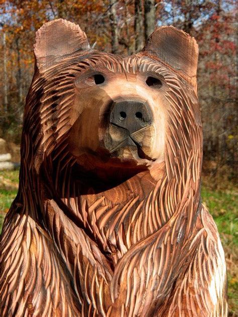 Chainsaw Carving Bear Patterns