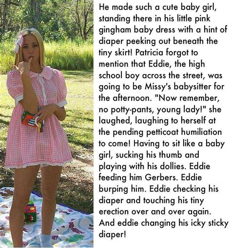 Abdl public sissy diaper captions 18+ by BabyScarle1998 on DeviantArt