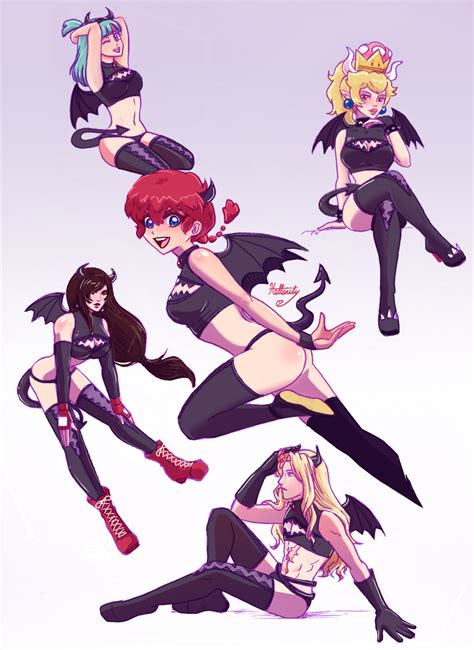 Succubus Bikini Set 1 by Madame-origami on Newgrounds