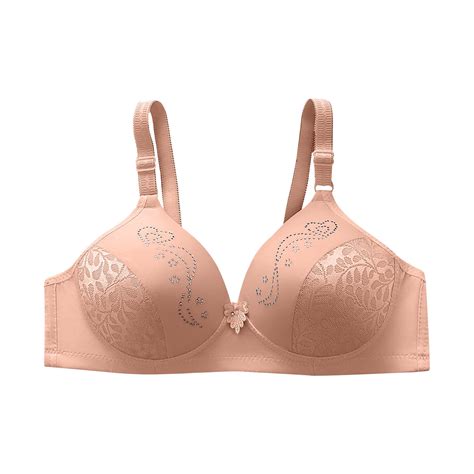 DJskiyers Women Wireless Bras Deep V Seamless Bra Breathable Plus Size