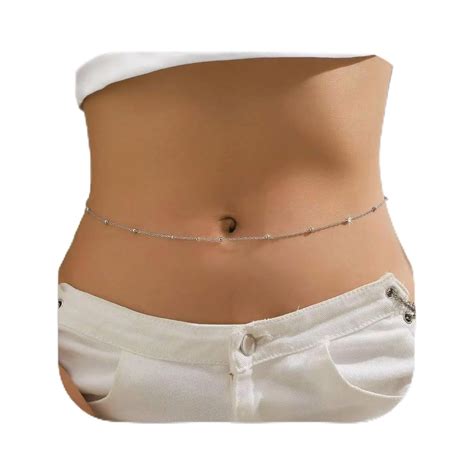 vama adjustable silver multipurpose neck wrist ankle chain waist hip
