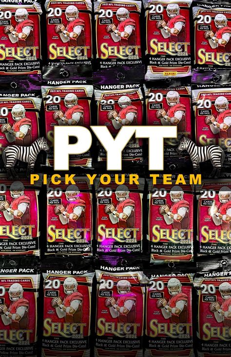 Whatnot - 20X Select Hanger PYT Break “Black & Gold Die Cuts” 👀 Zebra 🦓