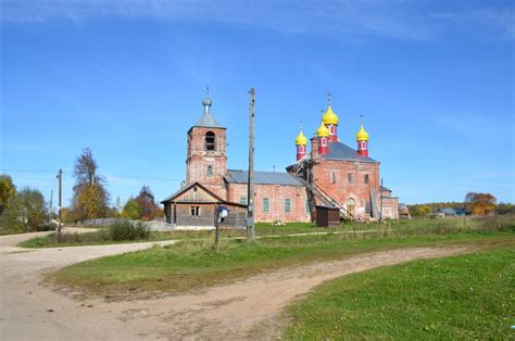 Тынцы (Камешковский район). Церковь Илии Пророка, фотография. общий вид ...