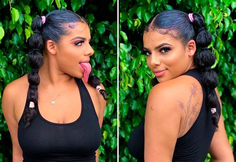 Influencer, famosa por 'linguona', processa ex em US$ 6,3 bilhões em