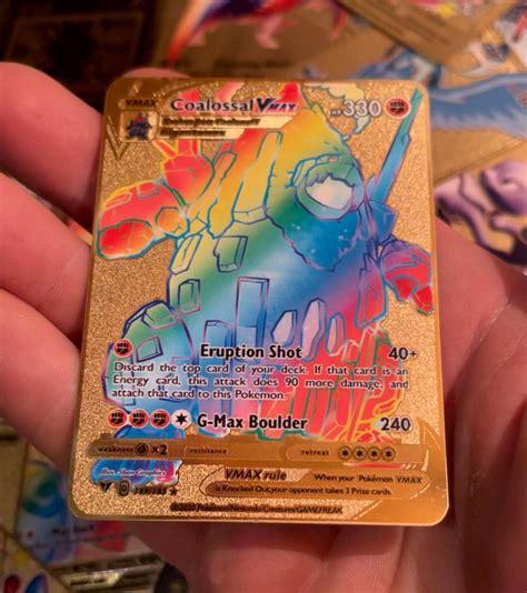 Solid Gold Pokemon Card