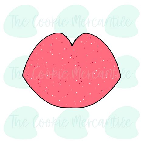 Frosted Lips [Frosted Valentine's] - Cookie Cutter – The Cookie Mercantile