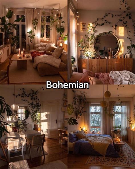 bohemian  scandinavian  rustic  eclectic  farmhouse interior