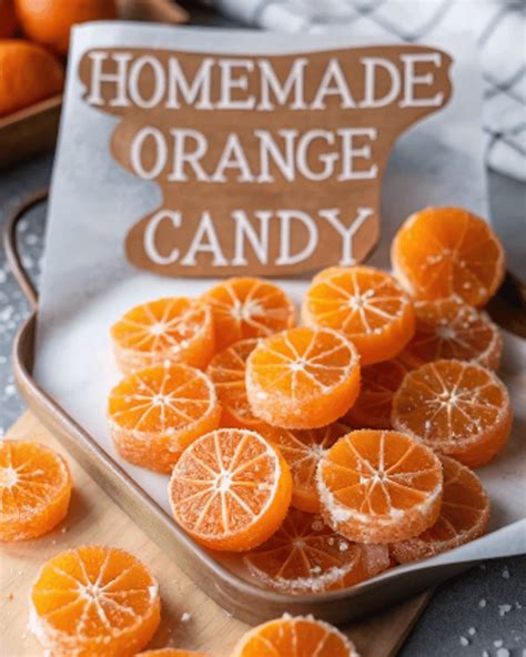 classic homemade orange candy recipe