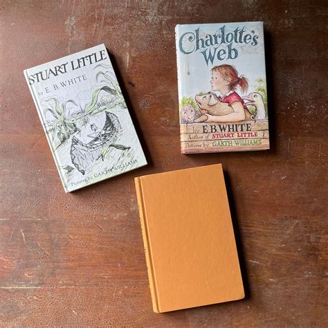 Set of Three Books Illustrated by Garth Williams: Charlotte's Web, Stu