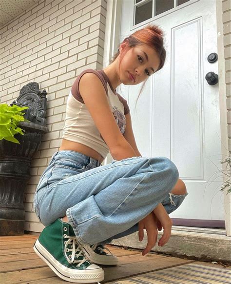 green converse outfit | Casual outfits, Pretty people aesthetic girls ...