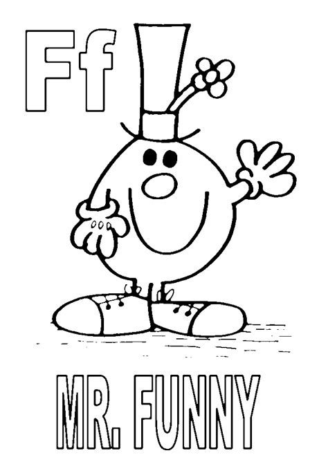 Mr Men Show Coloring Pages - Coloring Home