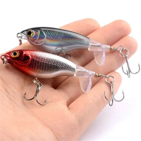 1 шт., рыболовная приманка Topwater, 7,5 см, 6,5 г, Whopper Popper ...