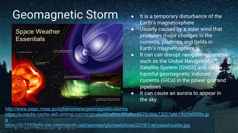 Geomagnetic Storm - Earth & space and everything in between