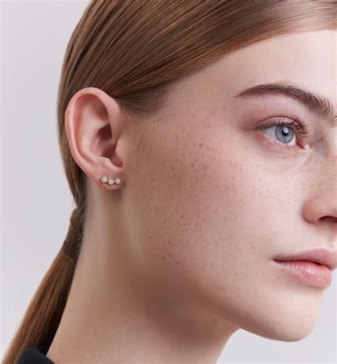 Одиночная серьга Mimirose Желтое золото и бриллианты | DIOR