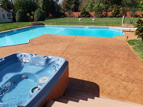 Stained Concrete Pool Decks: Photos & Tips