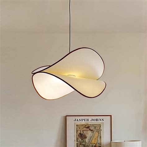 modern sculptural pendant light