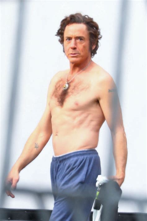 Robert Downey Jr. sports bald head on 'Sympathizer' set