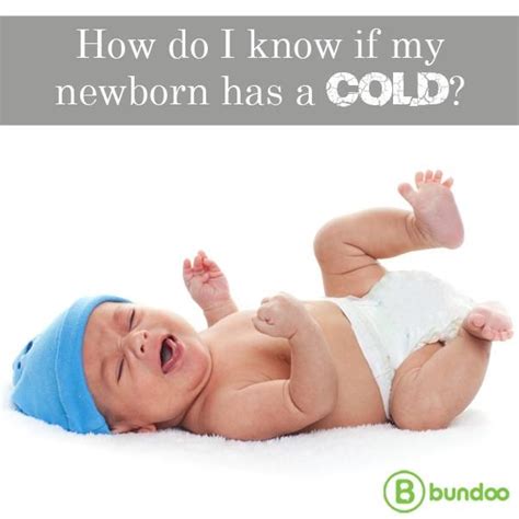 how to know if newborn has a cold