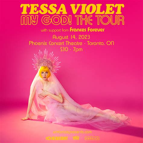 TESSA VIOLET: My God! The Tour – Embrace Presents