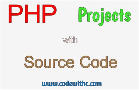 15+ PHP Projects With Source Code - Code With C